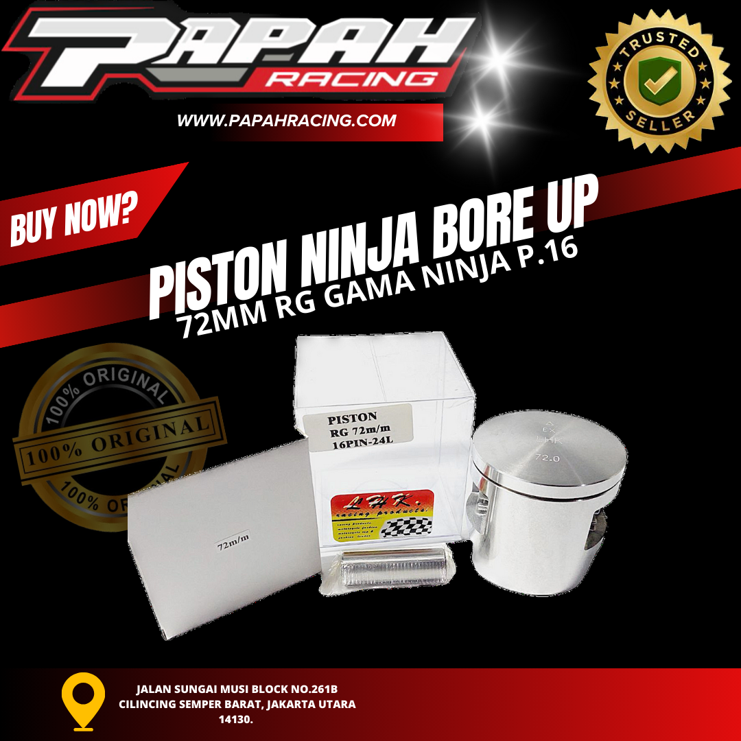 PISTON NINJA RG GAMA NINJA 72MM P.16